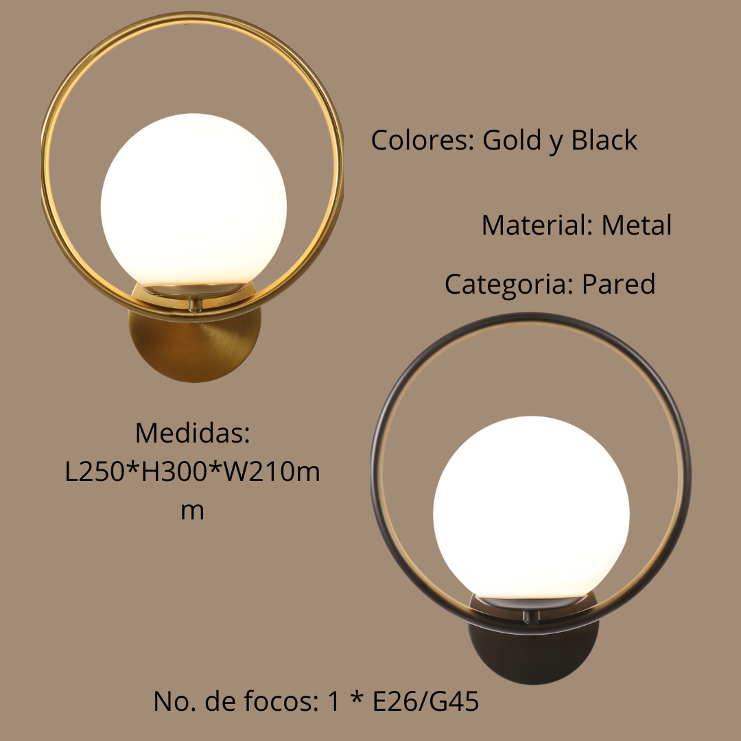 Orbit, Luminaria de pared